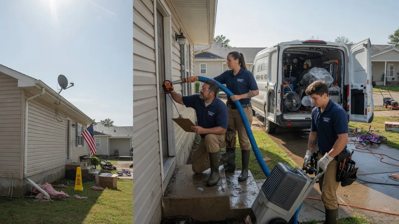 Ceiling Water Damage Restoration in Lac Du Flambeau, WI near me